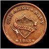 Image 2 : 1863 Shield OH-165-CY-48A R6 Merchant Token 1c Grades vf++
