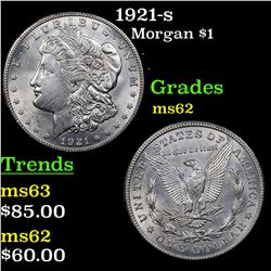 1921-s Morgan Dollar $1 Grades Select Unc