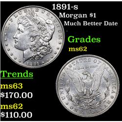 1891-s Morgan Dollar $1 Grades Select Unc