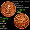 Image 1 : (1863) G.B. Mcclellan F-261/143 Civil War Token 1c Grades xf