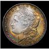 Image 2 : 1890-p Rainbow Toned Vam 19 R5 Morgan Dollar $1 Grades Select+ Unc
