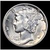 Image 2 : 1937-p Mercury Dime 10c Grades Select+ Unc