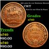 Image 1 : 1863 union for ever Washinton Mounted Civil War Token 1c Grades xf