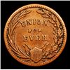 Image 3 : 1863 union for ever Washinton Mounted Civil War Token 1c Grades xf