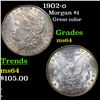 Image 1 : 1902-o Morgan Dollar $1 Grades Choice Unc