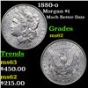 Image 1 : 1880-o Morgan Dollar $1 Grades Select Unc