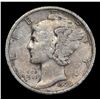 Image 2 : 1929-d Mercury Dime 10c Grades xf+