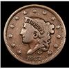 Image 2 : 1837 Coronet Head Large Cent 1c Grades f+