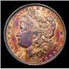Image 2 : 1890-o Colorfully Toned Morgan Dollar $1 Grades AU, Almost Unc