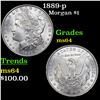 Image 1 : 1889-p Morgan Dollar $1 Grades Choice Unc