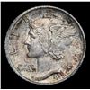 Image 2 : 1918-s Mercury Dime 10c Grades Choice AU/BU Slider