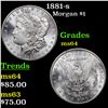 Image 1 : 1881-s Morgan Dollar $1 Grades Choice Unc