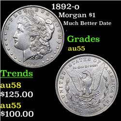 1892-o Morgan Dollar $1 Grades Choice AU