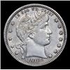 Image 2 : 1907-p Barber Quarter 25c Grades Choice AU