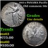 Image 1 : 1915-s PANAMA Pacific Old Commem Half Dollar 50c Grades Unc Details