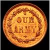 Image 3 : 1863 turban Liberty Civil War Token 1c Grades Select Unc RB