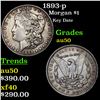Image 1 : 1893-p Morgan Dollar $1 Grades AU, Almost Unc