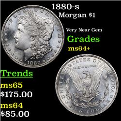 1880-s Morgan Dollar $1 Grades Choice+ Unc