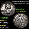Image 1 : 1925 Fort Vancouver Old Commem Half Dollar 50c Grades Unc Details