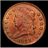 Image 2 : 1828 Classic Head half cent 1/2c Grades Unc Details
