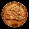 Image 2 : 1858 SL Flying Eagle Cent 1c Grades xf+