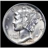 Image 2 : 1944-s Mercury Dime 10c Grades Choice+ Unc