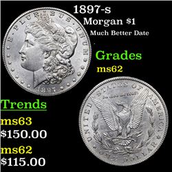 1897-s Morgan Dollar $1 Grades Select Unc