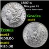 Image 1 : 1897-s Morgan Dollar $1 Grades Select Unc