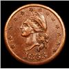 Image 2 : 1863 Liberty Cap Civil War Token 1c Grades vf++