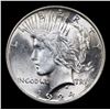 Image 2 : 1924-p Peace Dollar $1 Grades Unc Details