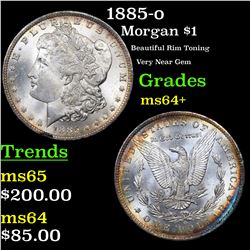 1885-o Morgan Dollar $1 Grades Choice+ Unc
