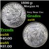 Image 1 : 1896-p Morgan Dollar $1 Grades Choice AU/BU Slider