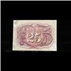 Image 3 : 1863 US Fractional Currency 25c Second Issue fr-1283 Washington In Oval Grades CU Details