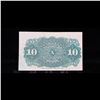 Image 3 : 1870's US Fractional Currency 10¢ Fourth Issue Fr-1258 Grades Choice+ CU