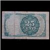 Image 3 : 1870's US Fractional Currency 25c Fifth Issue fr-1308 Grades xf