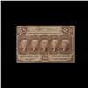 Image 2 : 1862 US Fractional Currency 25¢ First Issue Fr-1281 Thomas Jefferson W/ Monigram Grades vf++
