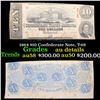 Image 1 : 1864 $10 Confederate Note, T-68 Grades Choice AU/BU Slider