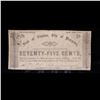 Image 2 : 1862 THE CITY OF RICHMOND, VIRGINIA 75 CENTS CONFEDERATE STATES #TR06-15 75c Grades vf details