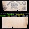 Image 1 : 1861 $50  CONFEDERATE STATES CURRENCY CIVIL WAR NOTE T-14 Grades vf details