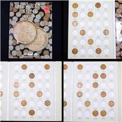 Partial Lincoln Cent Book 1909-1940 32 coins