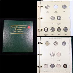 Complete Susan B. Anthony Book 1979-1999 14 Coins