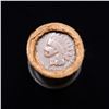 Image 3 : Mixed small cents 1c orig shotgun roll, 1917-d Wheat Cent, 1884 Indian cent other end, McDonalds Wra