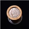 Image 3 : Mixed small cents 1c orig shotgun roll, 1920-s Wheat Cent, 1896 Indian cent other end, McDonalds Wra