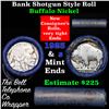 Image 1 : Buffalo Nickel Shotgun Roll in Old Bank Style 'Bell Telephone' Wrapper 1923 & s Mint Ends Grades