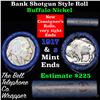Image 1 : Buffalo Nickel Shotgun Roll in Old Bank Style 'Bell Telephone' Wrapper 1917 & s Mint Ends Grades