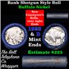 Image 1 : Buffalo Nickel Shotgun Roll in Old Bank Style 'Bell Telephone' Wrapper 1923 & d Mint Ends Grades
