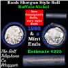 Image 1 : Buffalo Nickel Shotgun Roll in Old Bank Style 'Bell Telephone' Wrapper 1926 & s Mint Ends Grades