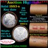 Image 1 : ***Auction Highlight*** Full solid date 1883-s Morgan silver $1 roll, 20 coins (fc)