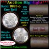 Image 1 : ***Auction Highlight*** Full solid date 1883-o Uncirculated Morgan silver dollar roll, 20 coins (fc)