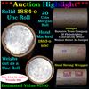 Image 1 : ***Auction Highlight*** Full solid date 1884-o Uncirculated Morgan silver dollar roll, 20 coins (fc)